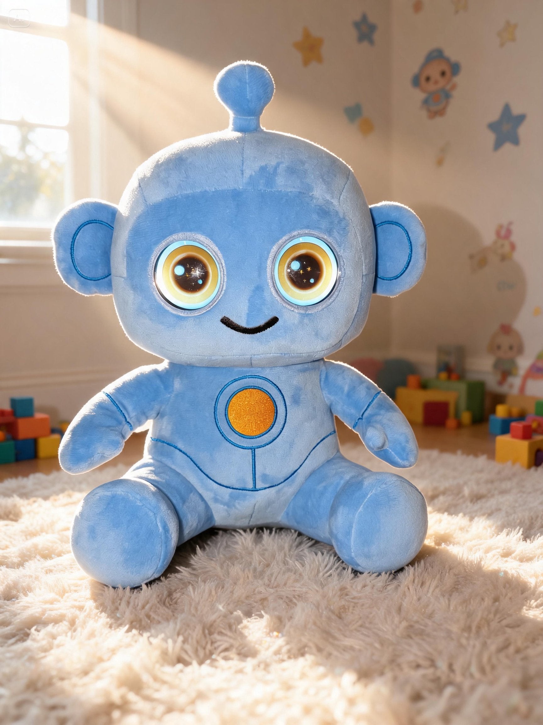 Robo (Blue) — AI Plush Companion