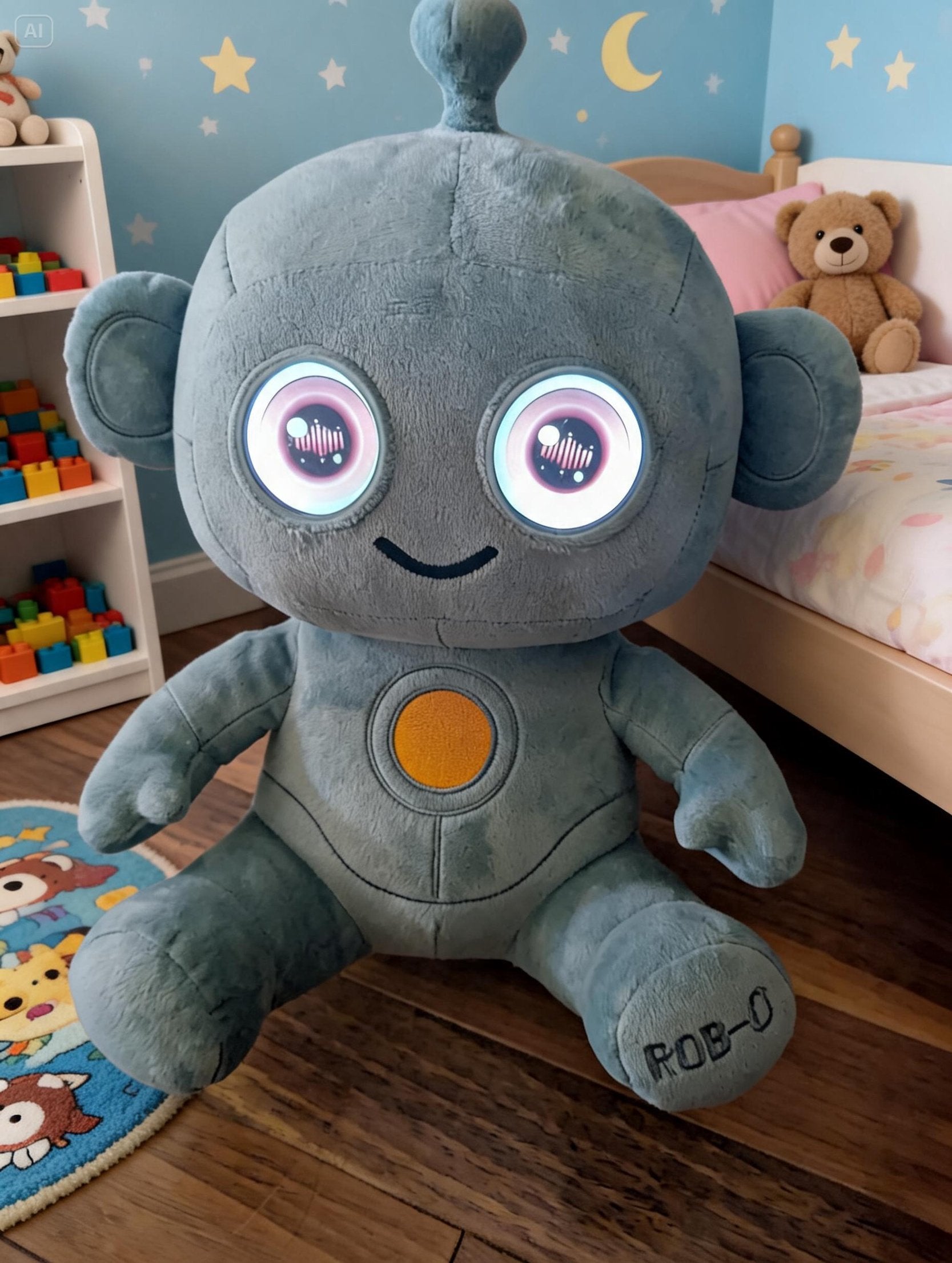 Robo (Green) — AI Plush Companion